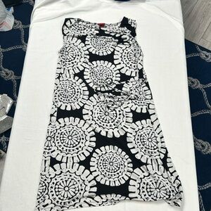 Size small black and white dress